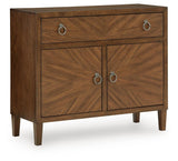 Walsgrove Medium Brown Accent Cabinet by Ashley at Eve Furniture