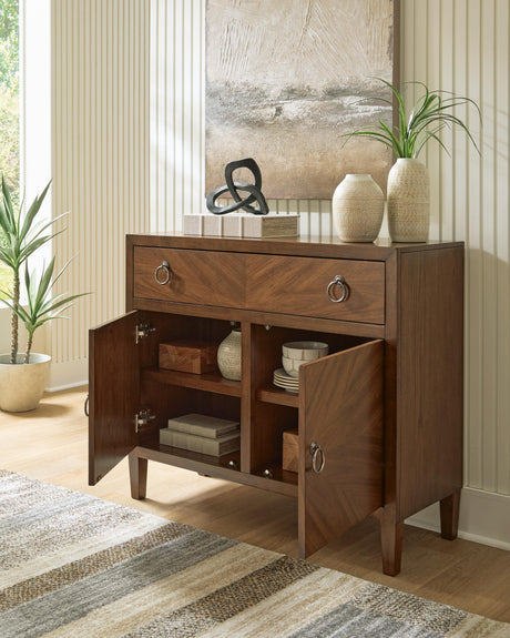 Walsgrove Medium Brown Accent Cabinet by Ashley at Eve Furniture
