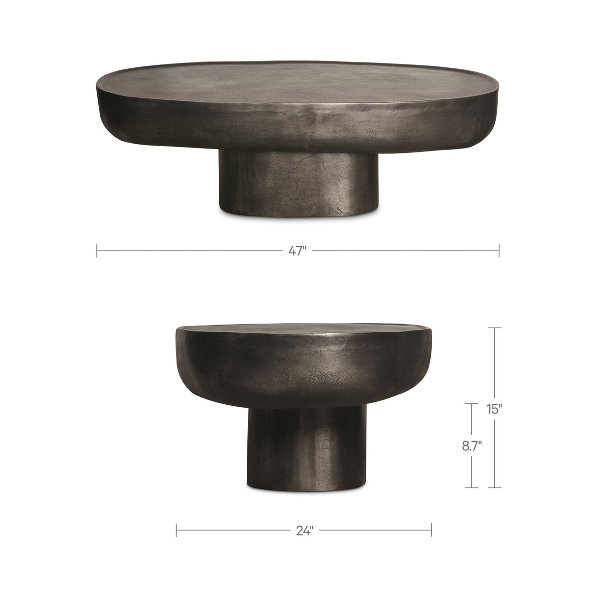 Walter Deep Bronze Coffee Table by MOES at Eve Furniture