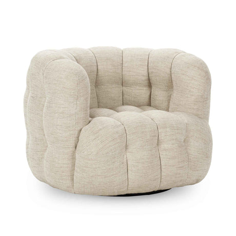 Walter Swivel Chair - Beige by Classic Home at Eve Furniture