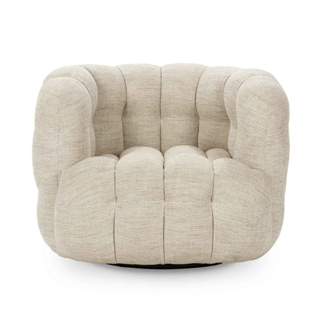 Walter Swivel Chair - Beige by Classic Home at Eve Furniture
