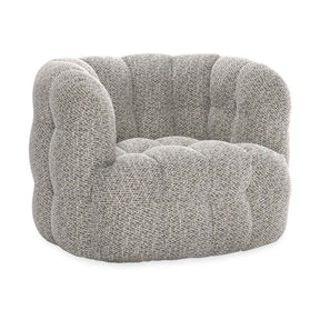 Walter Swivel Chair - Heathered Gray by Classic Home at Eve Furniture