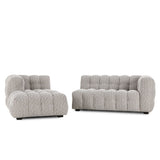 Walter Taupe Sectional w/LAF Chaise by Classic Home at Eve Furniture