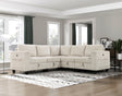 Walterboro Beige Corduroy 5-Piece Sectional with Storage by Homelegance at Eve Furniture