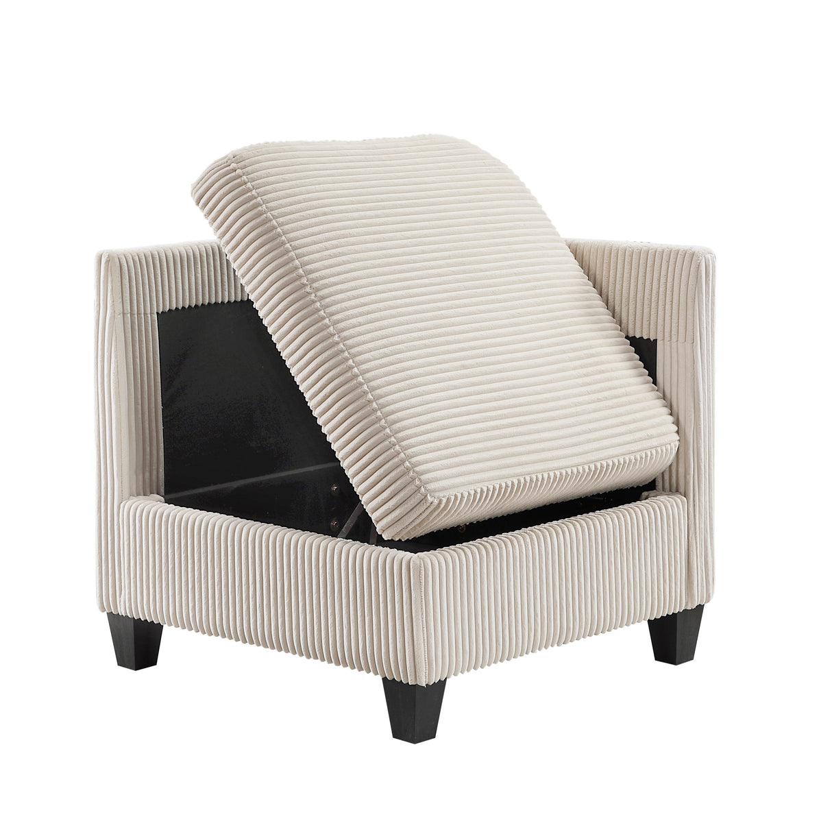 Walterboro Beige Corduroy 7-Piece Sectional with Storage by Homelegance at Eve Furniture