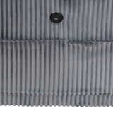 Walterboro Dark Gray Corduroy 5-Piece Sectional with Storage by Homelegance at Eve Furniture