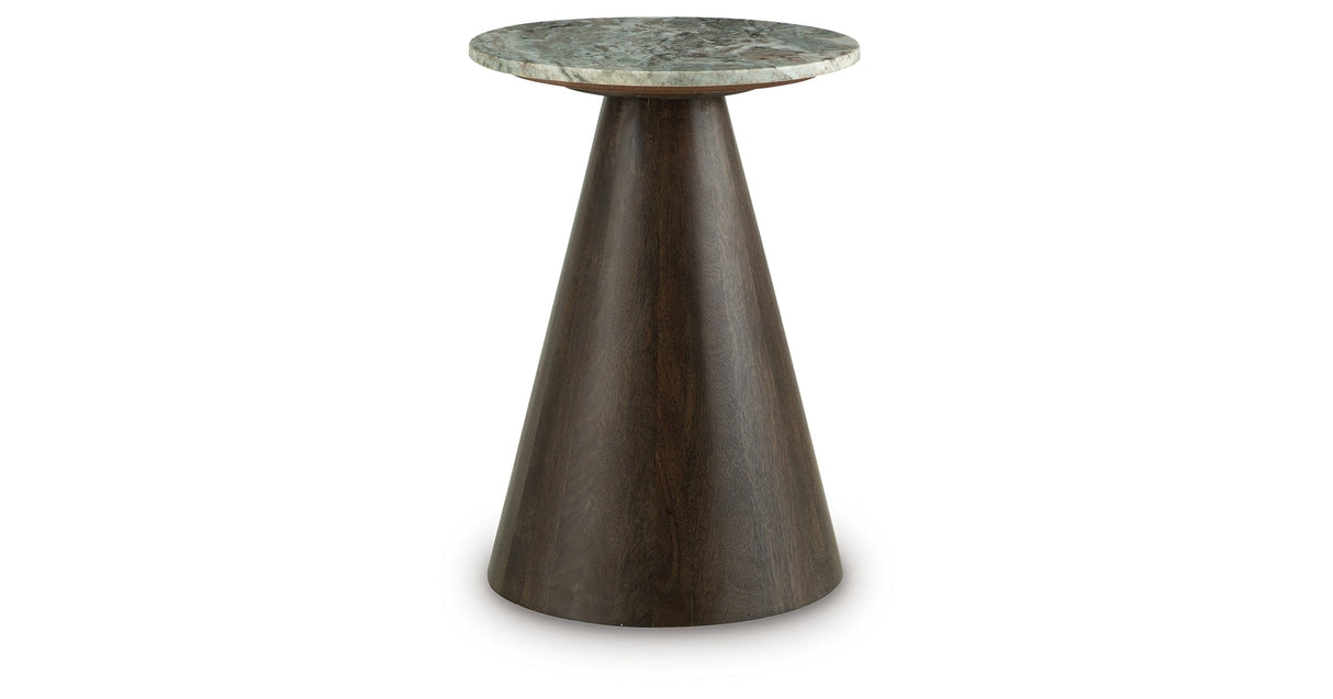 Waltnor Gray/White/Brown Accent Table by ASHLEY FURNITURE at Eve Furniture