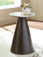 Waltnor Gray/White/Brown Accent Table by ASHLEY FURNITURE at Eve Furniture