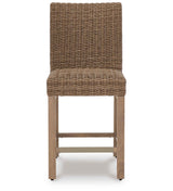 Walton Bridge Driftwood Outdoor Bar Stool by Ashley at Eve Furniture
