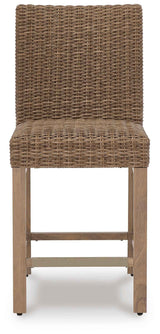 Walton Bridge Driftwood Outdoor Bar Stool by Ashley at Eve Furniture