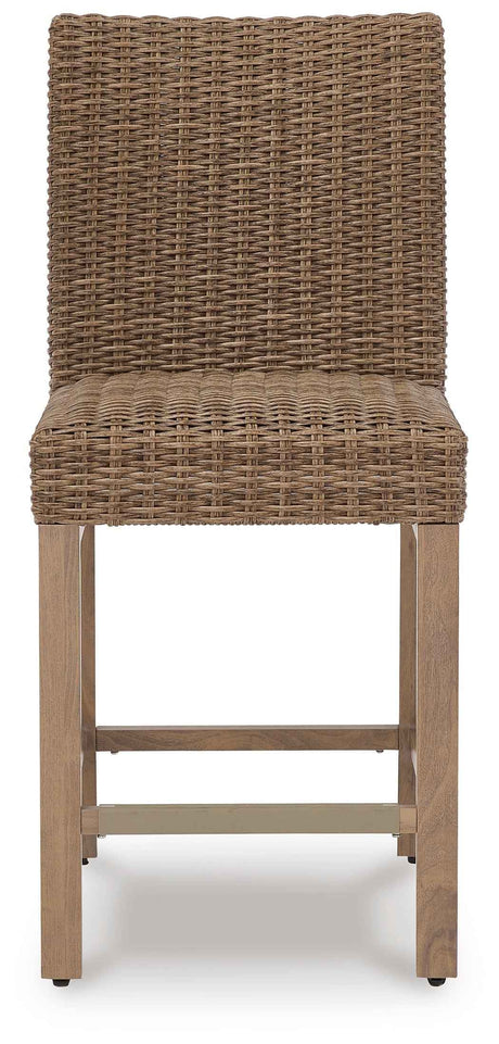Walton Bridge Driftwood Outdoor Bar Stool by Ashley at Eve Furniture