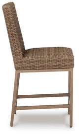 Walton Bridge Driftwood Outdoor Bar Stool by Ashley at Eve Furniture
