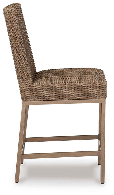 Walton Bridge Driftwood Outdoor Bar Stool by Ashley at Eve Furniture