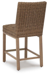 Walton Bridge Driftwood Outdoor Bar Stool by Ashley at Eve Furniture