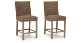 Walton Bridge Driftwood Outdoor Bar Stool by Ashley at Eve Furniture