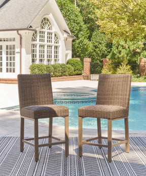 Walton Bridge Driftwood Outdoor Bar Stool by Ashley at Eve Furniture