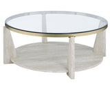 Wanda 3-Piece Glass Top Table Set (Castered Coffee Table & 2 End Tables) by Steve Silver at Eve Furniture