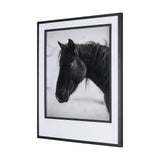 Wander by Chad Mackay a Hand Embellished Textured Framed Photo Art Print Matted under Glass by Mercana at Eve Furniture