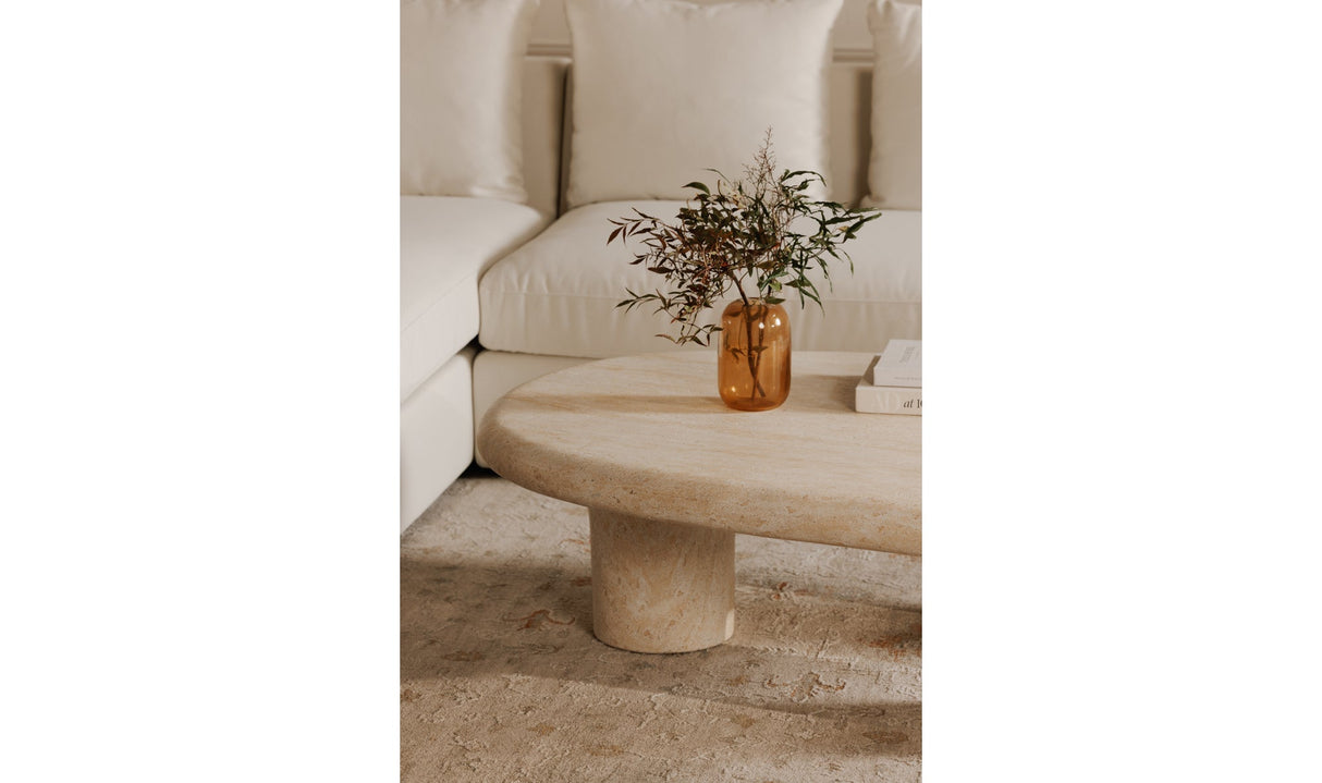 Warby Outdoor Coffee Table beige by Moe's Home at Eve Furniture