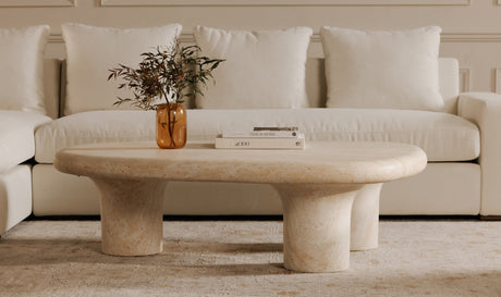 Warby Outdoor Coffee Table beige by Moe's Home at Eve Furniture