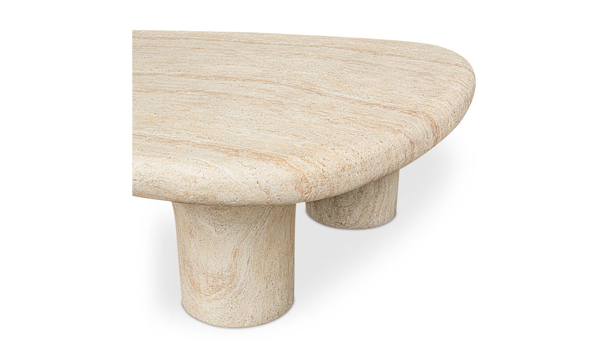 Warby Outdoor Coffee Table beige by Moe's Home at Eve Furniture