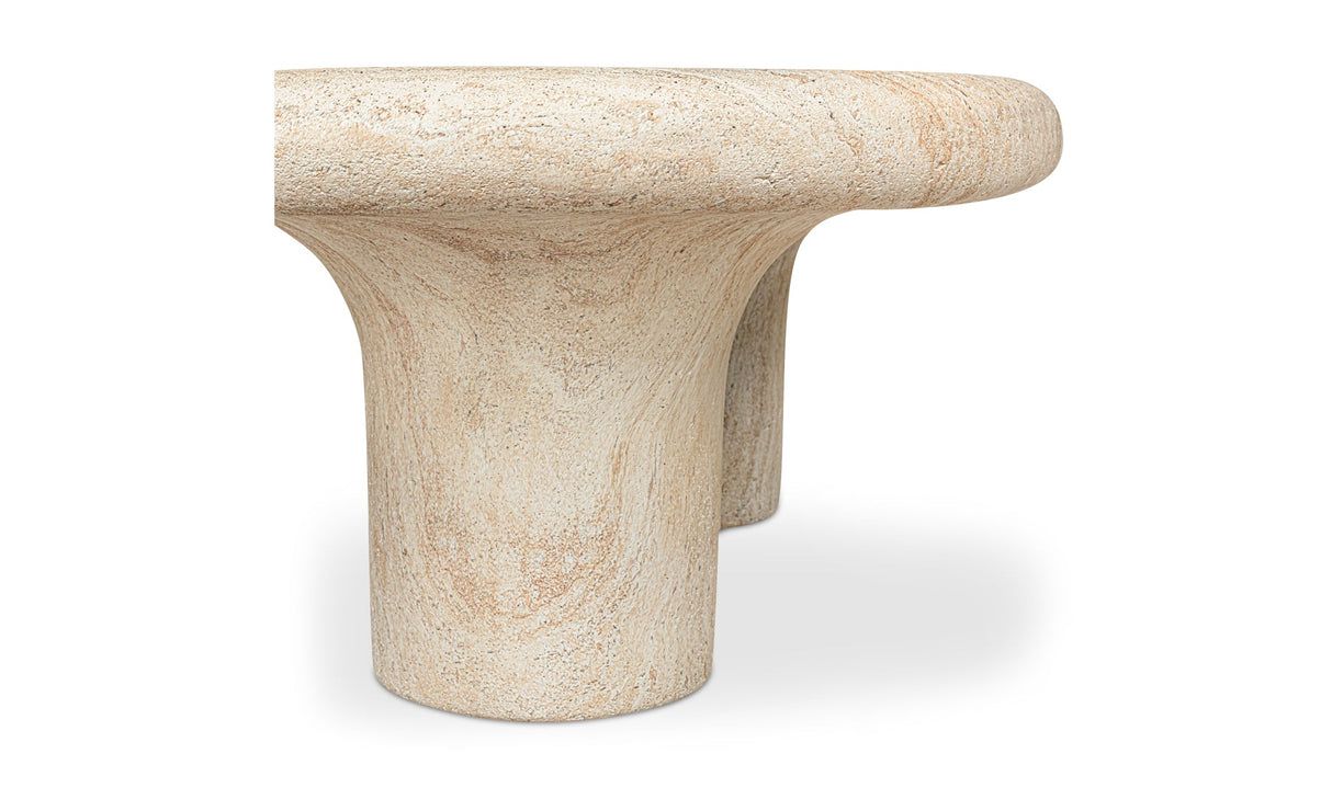 Warby Outdoor Coffee Table beige by Moe's Home at Eve Furniture