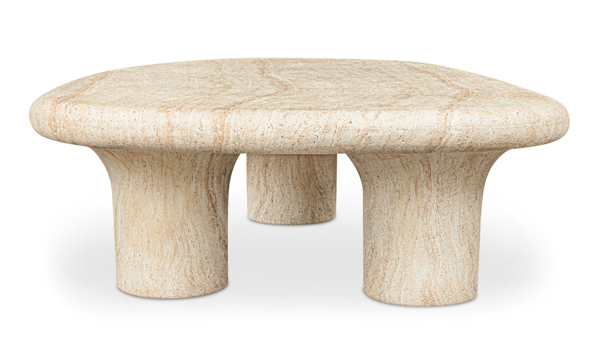 Warby Outdoor Coffee Table beige by Moe's Home at Eve Furniture