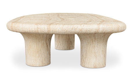 Warby Outdoor Coffee Table beige by Moe's Home at Eve Furniture