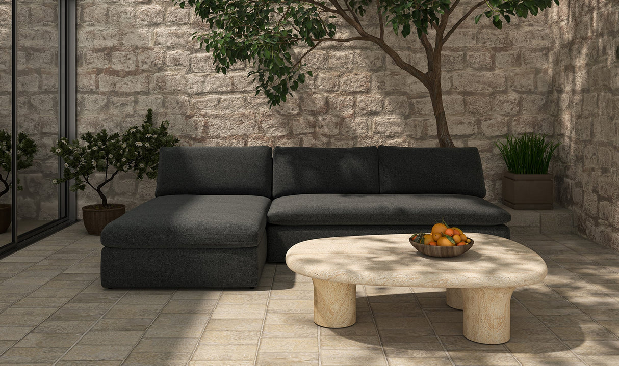 Warby Outdoor Coffee Table beige by Moe's Home at Eve Furniture