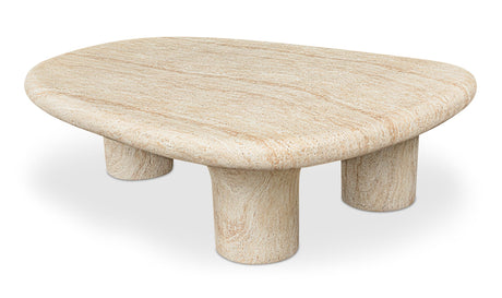 Warby Outdoor Coffee Table beige by Moe's Home at Eve Furniture