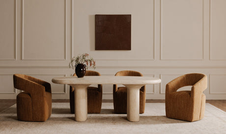 Warby Outdoor Dining Table Beige by Moe's Home at Eve Furniture