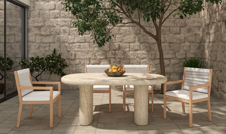 Warby Outdoor Dining Table Beige by Moe's Home at Eve Furniture