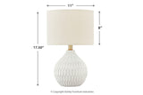 Wardmont White Table Lamp by Ashley at Eve Furniture