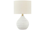 Wardmont White Table Lamp by Ashley at Eve Furniture