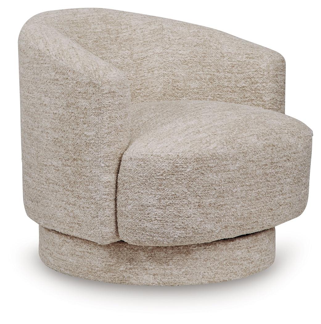 Wardsor Stone Swivel Chair by Ashley at Eve Furniture