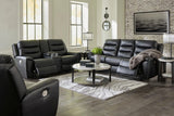 Warlin Black Power Reclining Living Room Set by Ashley at Eve Furniture