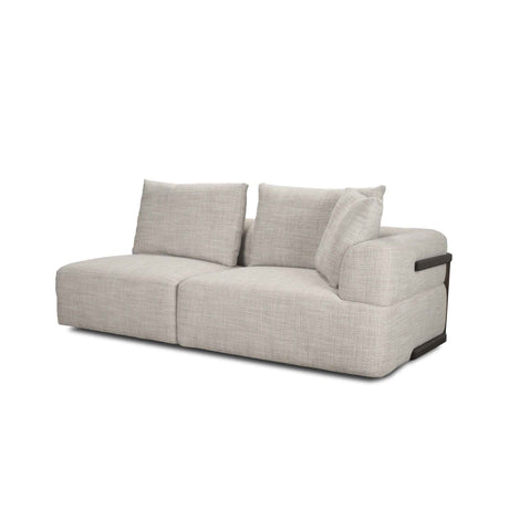 Warner Beige 2 Piece Long Sofa Set by Mercana at Eve Furniture