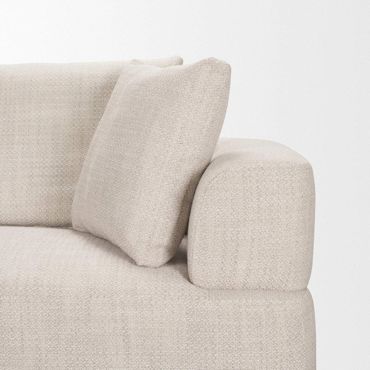 Warner Beige 2 Piece Long Sofa Set by Mercana at Eve Furniture