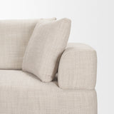 Warner Beige 2 Piece Long Sofa Set by Mercana at Eve Furniture