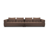 Warner Channel 2 Piece Long Sofa Set w/Back Cushions by Mercana at Eve Furniture