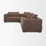 Warner Channel 3 Piece Sofa Set w/S Corner Piece w/Back Cushions by Mercana at Eve Furniture