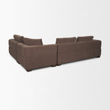Warner Channel 3 Piece Sofa Set w/S Corner Piece w/Back Cushions by Mercana at Eve Furniture