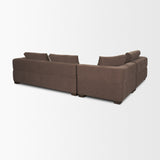 Warner Channel 3 Piece Sofa Set w/S Corner Piece w/Back Cushions by Mercana at Eve Furniture