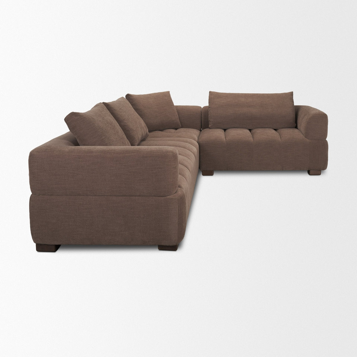 Warner Channel 3 Piece Sofa Set w/S Corner Piece w/Back Cushions by Mercana at Eve Furniture