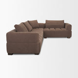 Warner Channel 3 Piece Sofa Set w/S Corner Piece w/Back Cushions by Mercana at Eve Furniture