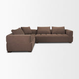 Warner Channel 3 Piece Sofa Set w/S Corner Piece w/Back Cushions by Mercana at Eve Furniture