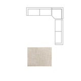 Warner Frame 3 Piece Sofa Set w/Corner Piece by Mercana at Eve Furniture