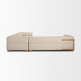 Warner Frame 3 Piece Sofa Set w/S Corner Piece by Mercana at Eve Furniture