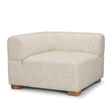 Warner Frame 3 Piece Sofa Set w/S Corner Piece by Mercana at Eve Furniture