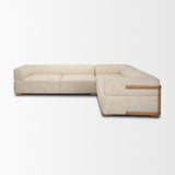 Warner Frame 3 Piece Sofa Set w/S Corner Piece by Mercana at Eve Furniture